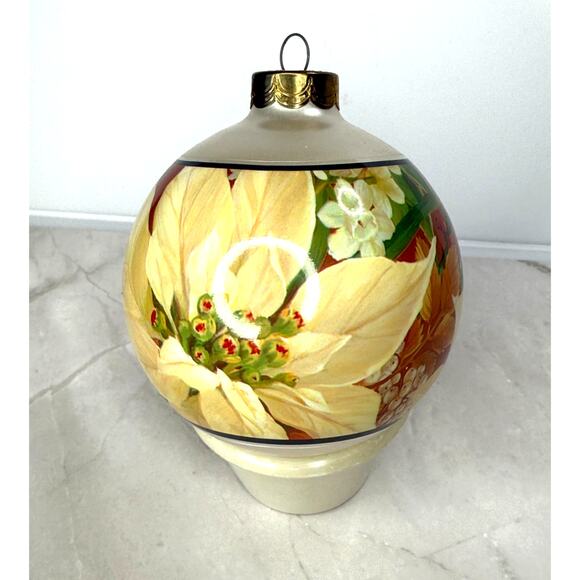 2002 Hallmark Christmas Floral Christmas Tree Ornament No Memory Card - Picture 3 of 5